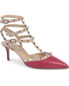 Valentino Studded Court Shoes - Lyst