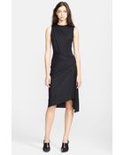 Alexander Wang Twisted Drape Dress - Lyst