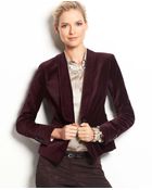 Ann Taylor Velvet Tuxedo Jacket - Lyst