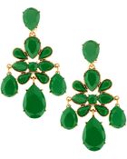 Oscar de la Renta Faceted Chandelier Clipon Earrings - Lyst