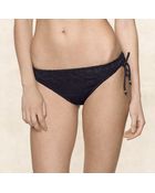 Ralph Lauren Blue Label Crocheted Sidetie Hipster - Lyst