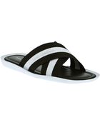 Dolce & Gabbana Cross Strap Flip Flop - Lyst