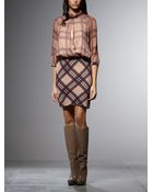 Patrizia Pepe Short Dress - Lyst