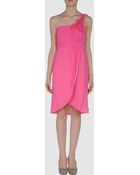 Dione Short Dress - Lyst