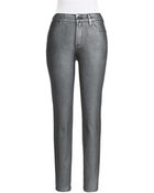 Nydj Petite Metallic Skinny Jeans - Lyst