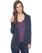 Splendid Mini Stripe Thermal Cardigan - Lyst