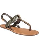 Tommy Hilfiger Women'S Lorida Ankle Strap Sandals - Lyst