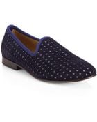 Del Toro Suede Prince Slippers - Lyst