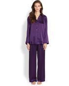 Donna Karan New York Silk Pajamas - Lyst