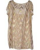 Ganni Short Dress - Lyst