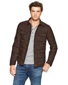 Gap Quilted Shirt Jacket - Lyst