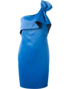 Halston Heritage One Shoulder Dress - Lyst
