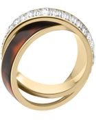 Michael Kors Baguette/Tortoise Eternity Ring - Lyst