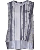 Mm6 By Maison Martin Margiela Sleeveless Tshirt - Lyst