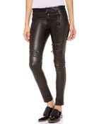 A.L.C. Cannova Moto Leather Pants - Lyst