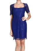 Emilio Pucci Dress Short Sleeves Back Neckline - Lyst