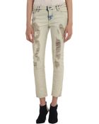 Iro Distressed Mid Rise Skinny Jean - Lyst