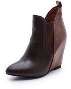 Jeffrey Campbell Harrison Wedge Booties - Lyst