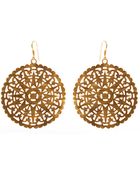 Kasturjewels Bold and Intricate Filigree Earrings - Lyst