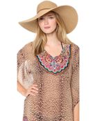 Melissa Odabash Jemima Sun Hat - Navy - Lyst
