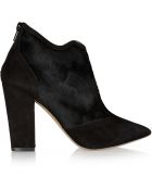 Nicholas Kirkwood Calf Hair and Suede Ankle Boots - Lyst