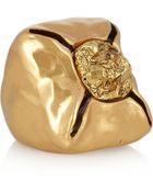 Oscar de la Renta Goldplated Ring - Lyst