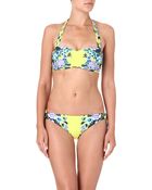 Seafolly Bella Rose Bandeau Bikini Top - Lyst