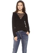 Sjobeck Taylor Double V Sweater - Lyst
