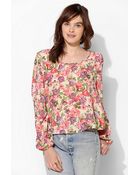 Urban Outfitters Pins and Needles Bow Back Blouse - Lyst