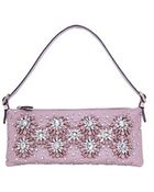 Valentino Leather Pochette With Floral Embroidery - Lyst