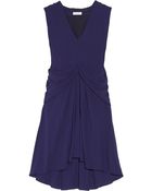 Vionnet Draped Crepe Dress - Lyst