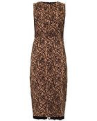 Camilla & Marc Lace Front Fitted Dress - Lyst