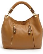 Michael Kors Tonne Leather Hobo - Lyst