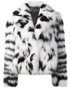 Versace Fox Fur Coat - Lyst