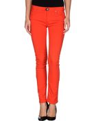 Plein Sud Jeanius Denim Pants - Lyst