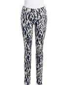 7 For All Mankind Patterned Jeans - Lyst