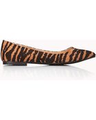 Forever 21 Wild Thing Pointed Flats - Lyst