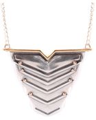 Lee Renee Romeo Necklace - Rose Gold & Silver - Lyst