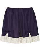 Topshop Navy Slip Skirt By Meadham Kirchhoff - Lyst