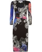 Etro Paisley Knot Dress - Lyst