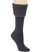 Hue Texured Boot Socks - Lyst