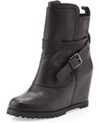 Kelsi Dagger Vina Wedge Ankle Boot Black - Lyst