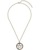 Topshop Pentagon Necklace - Lyst