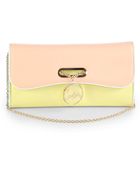 Christian Louboutin Riviera Tricolor Clutch - Lyst