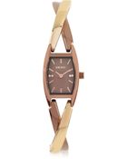 DKNY Essential Golden Ip Stainless Steel Womens Watch - Lyst