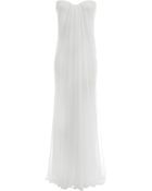 Alexander McQueen Draped Bustier Gown - Lyst