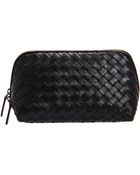 Bottega Veneta Medium Intrecciato Cosmetic Bag - Lyst