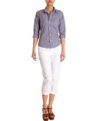 Current/Elliott Boyfriend Cropped - Lyst