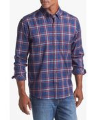 Cutter & Buck Dock Plaid Regular Fit Sport Shirt - Lyst