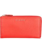 Givenchy Pandora Zip Around Wallet - Lyst